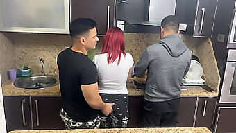 Husband'S Friend Gropes My Butt While I Cook With My Husband, Who Is Unaware Of His Friend'S Behavior Towards Me